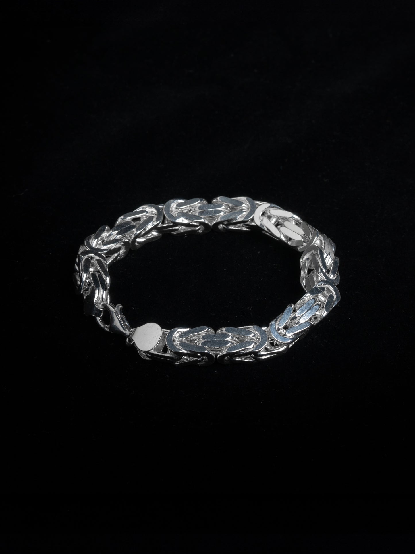 Kejsarlänk Armband 10mm - 925 Silver - Kejsar