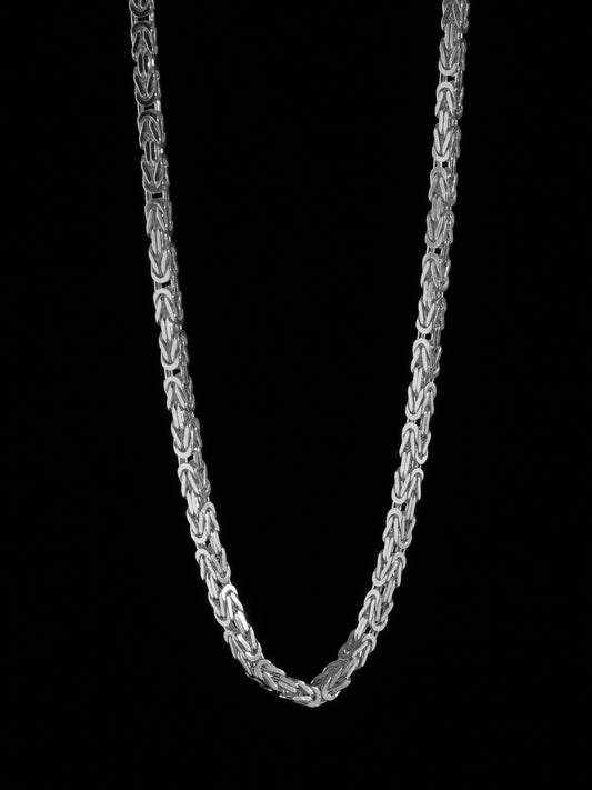 Kejsarlänk Halsband 4.5mm - 925 Silver - Kejsar