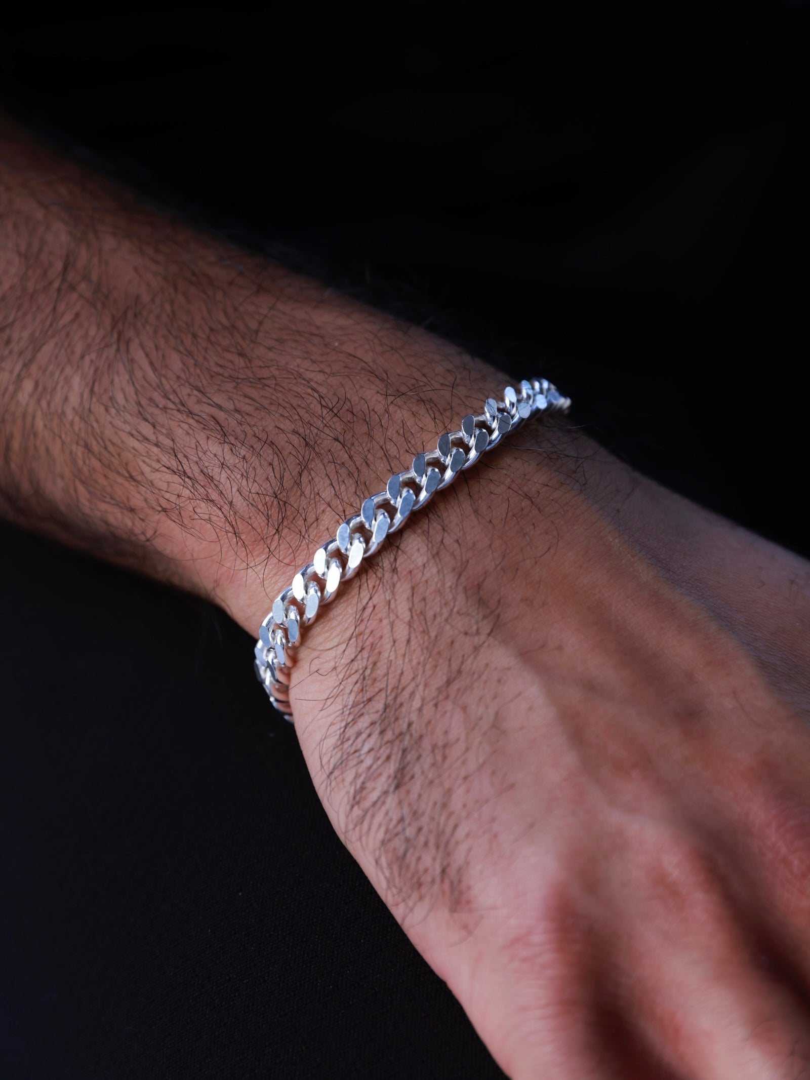 Pansarlänk Armband 6mm - 925 Silver - Kejsar