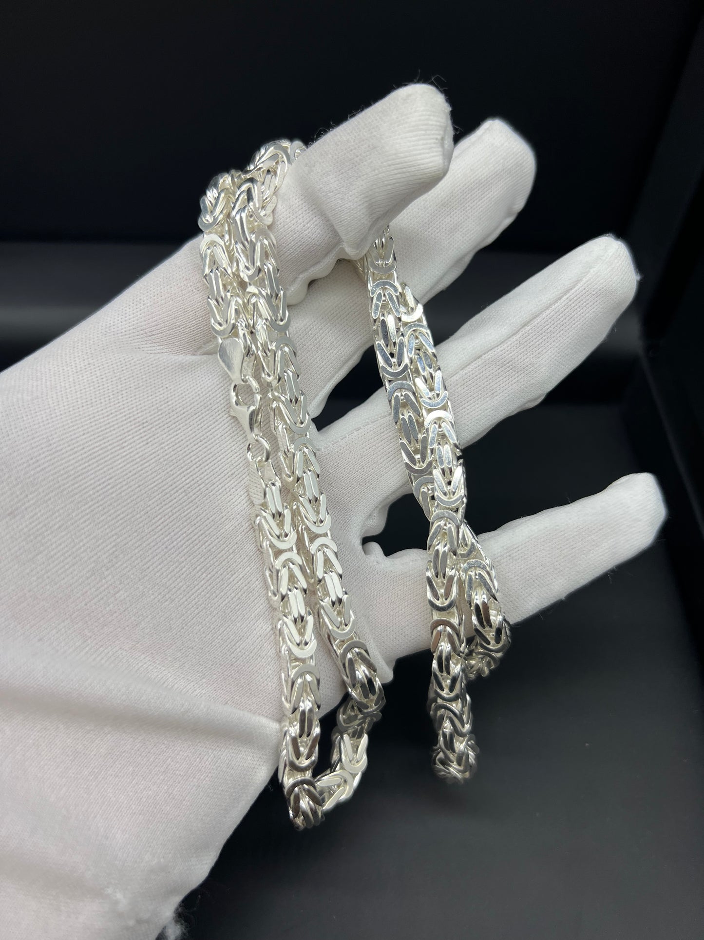 Kejsarlänk Halsband 6mm - 925 Silver - Kejsar