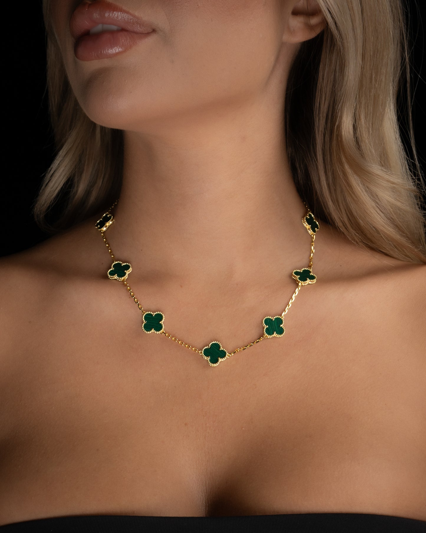 Four Clover Multi Halsband