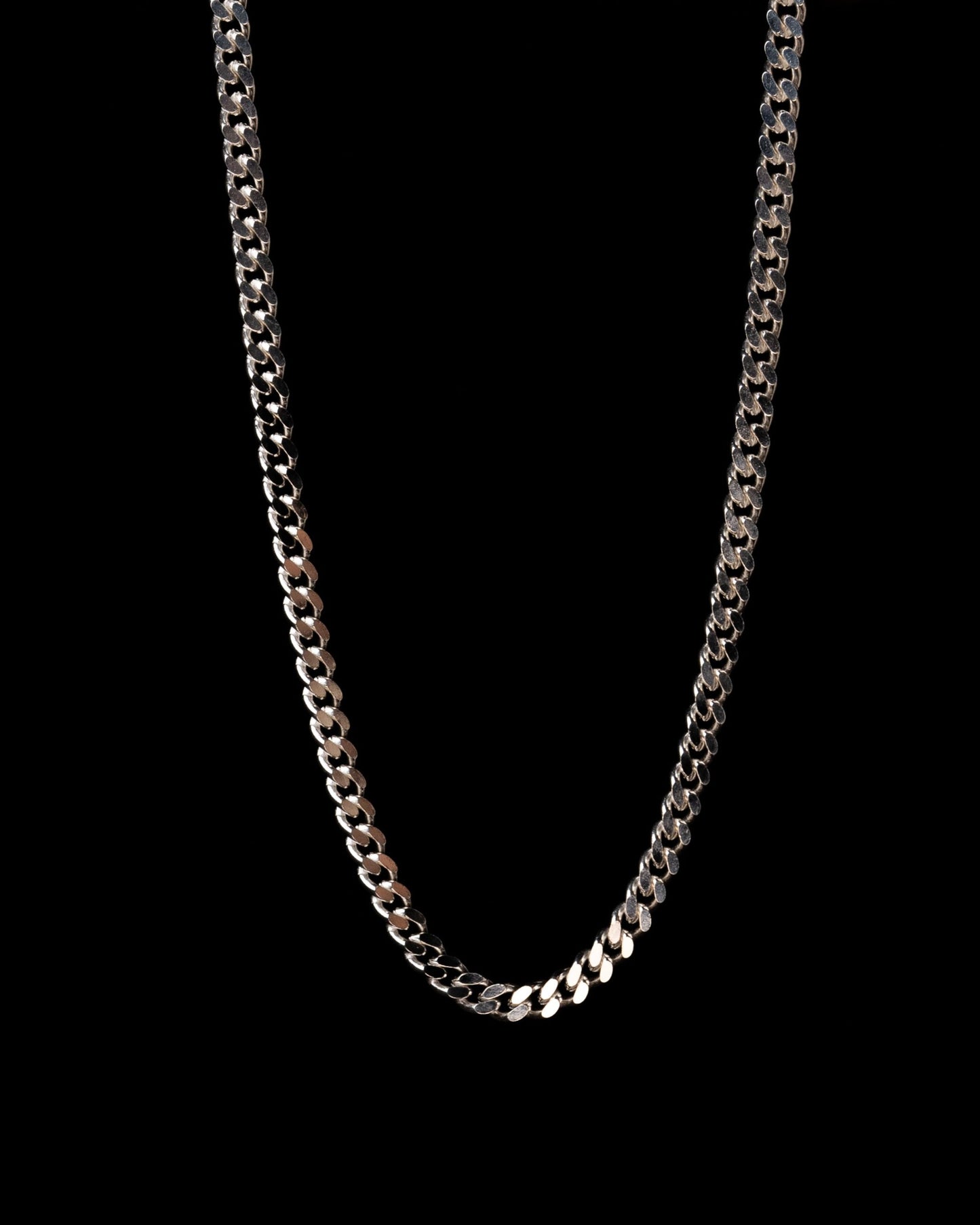 Pansarlänk Halsband 6mm - 925 Silver