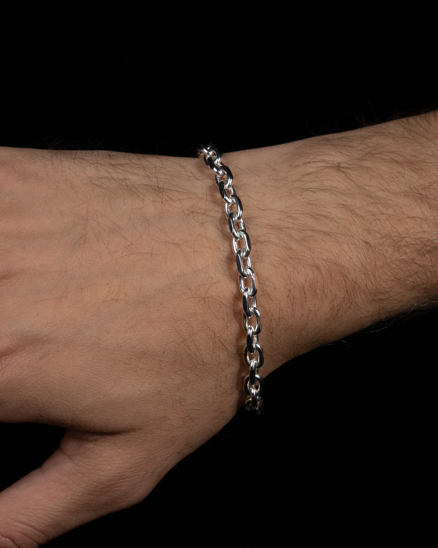 Ankarlänk Armband 4mm - 925 Silver