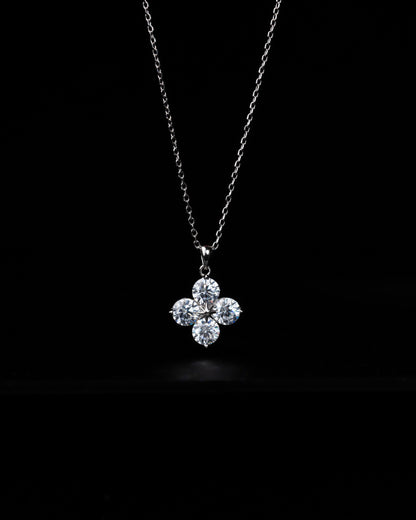 Diamond Flower Necklace