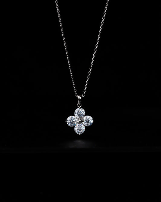 Diamond Flower Necklace