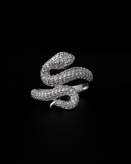 Iced Out Snake Ring