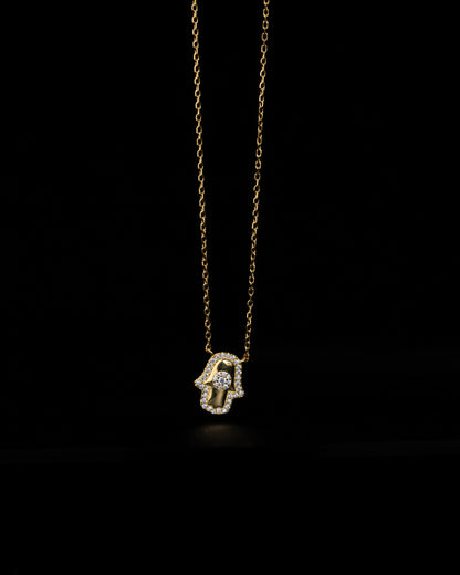 GOLDEN HAMSA NECKLACE