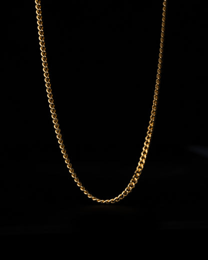 Pansarlänk Halsband 2.5mm - 18K Guld