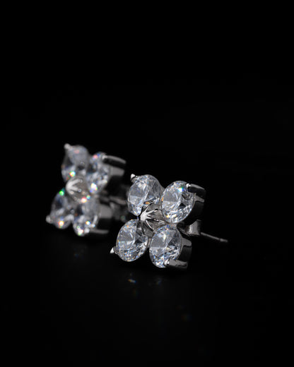 Four Stone Diamond Earrings