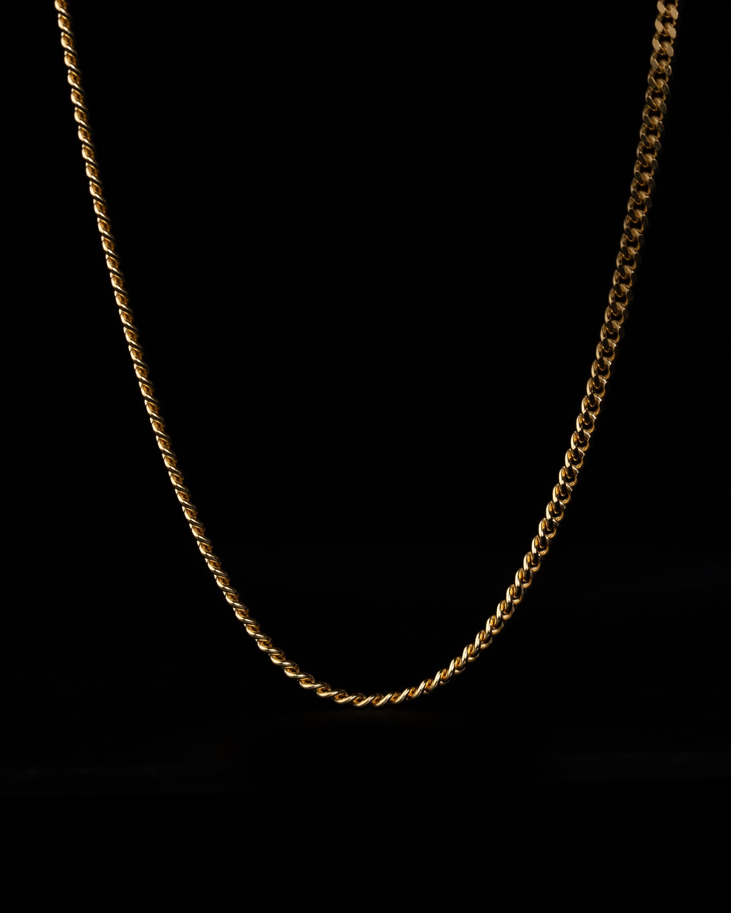 Pansarlänk Halsband 2.5mm - 18K Guld